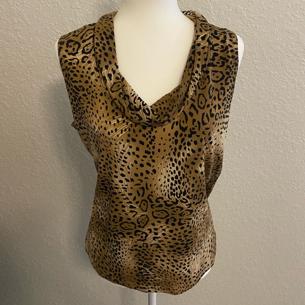 Animal print blouse